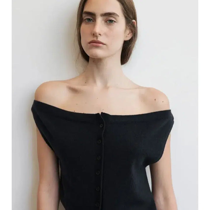 [BUNJANG] Le17septembre Boatneck Knit Vest Navy Size 38 / 르917 보트넥 니트 베스트 [navy] 38사이즈 새상품