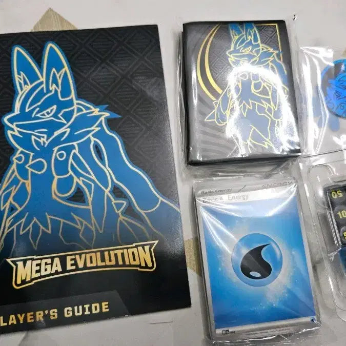 [BUNJANG] Pokemon TCG: Mega Evolution Lucario ETB Accessories / 북미 포켓몬카드 메가 에볼루션 루카리오 etb 부가용품 판매
