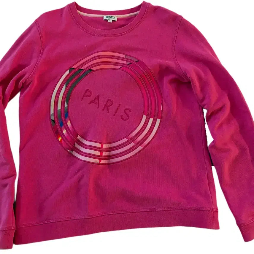 [BUNJANG] Kenzo Pink Sweatshirt / 정품 겐조 핑크 맨투맨
