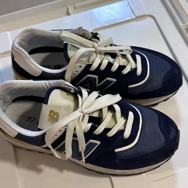 [BUNJANG] New Balance 574 Legacy Navy Sneakers / (무배)뉴발란스 574 레거시 네이비 255 사이즈