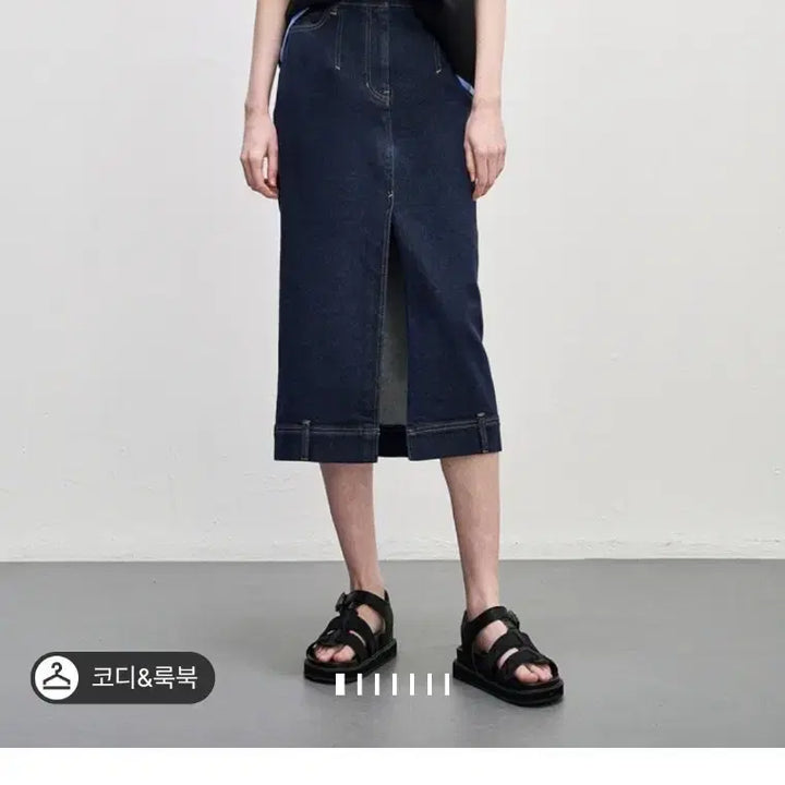 [BUNJANG] SYSTEM Slit Denim Skirt / SYSTEM 시스템 슬릿 데님 스커트 (24년제품,상태최상!!