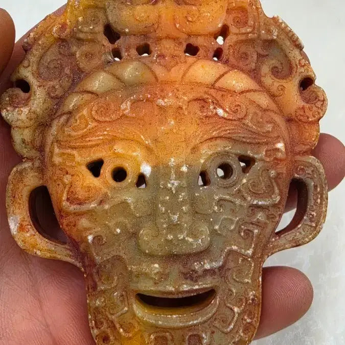 [BUNJANG] Gogok Gangok Emperor Figure with Geometric Patterns / 고옥에강옥 황제인물 기하문옥