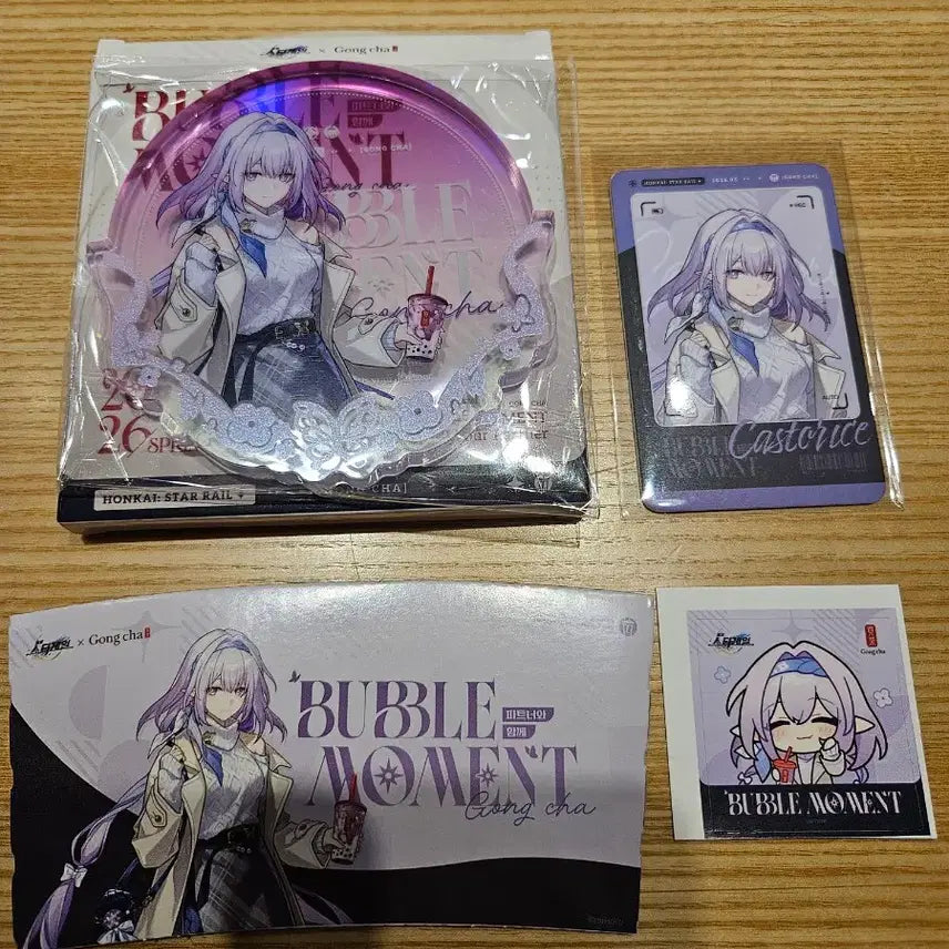 [BUNJANG] Honkai Star Rail Castoris Acrylic Coaster Goods / 붕괴 스타레일 공차 카스토리스 아크릴 코스터 굿즈