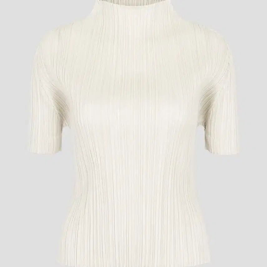 [BUNJANG] Issey Miyake Pleats Please 5-Month Monthly Top Ivory Size 3 / 이세이미야케 플리츠플리즈 탑 5월 먼슬리 탑 아이보리 3사이즈