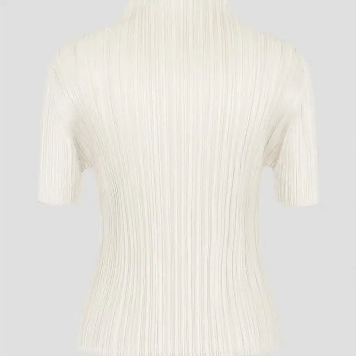 [BUNJANG] Issey Miyake Pleats Please 5-Month Monthly Top Ivory Size 3 / 이세이미야케 플리츠플리즈 탑 5월 먼슬리 탑 아이보리 3사이즈