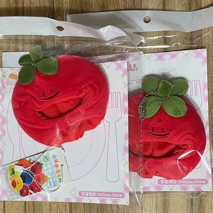 [BUNJANG] 10cm Doll Clothes Tomato Hat Helmet / 10cm 인형옷 솜인형옷 누이 의상 토마토 채소 과일 빨강 모자 헬멧