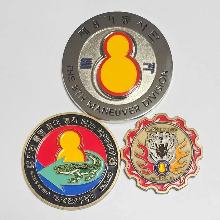 [BUNJANG] 8th Infantry Division Commemorative Coin Set / 8기동사단 기념 코인 세트