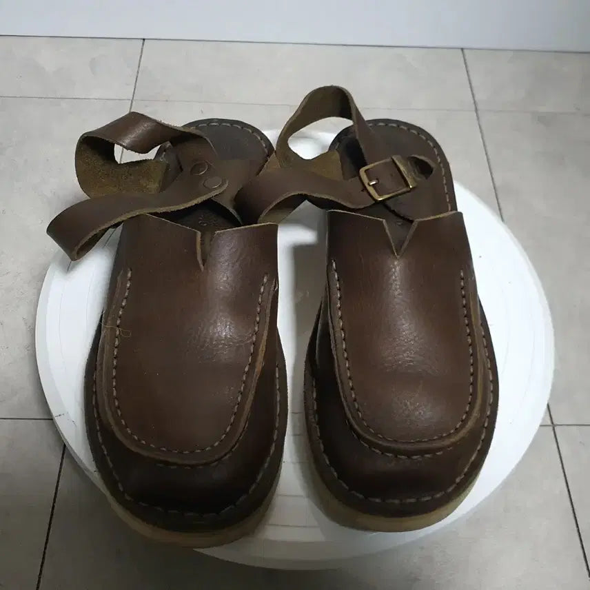 [BUNJANG] Fracap Handmade Italian Leather Sandals EU40 / 이탈리아 프라카프 가죽샌들 핸드 메이드 250-255 (EU40)