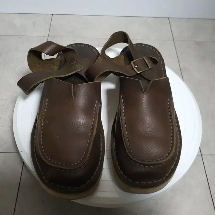 [BUNJANG] Fracap Handmade Italian Leather Sandals EU40 / 이탈리아 프라카프 가죽샌들 핸드 메이드 250-255 (EU40)