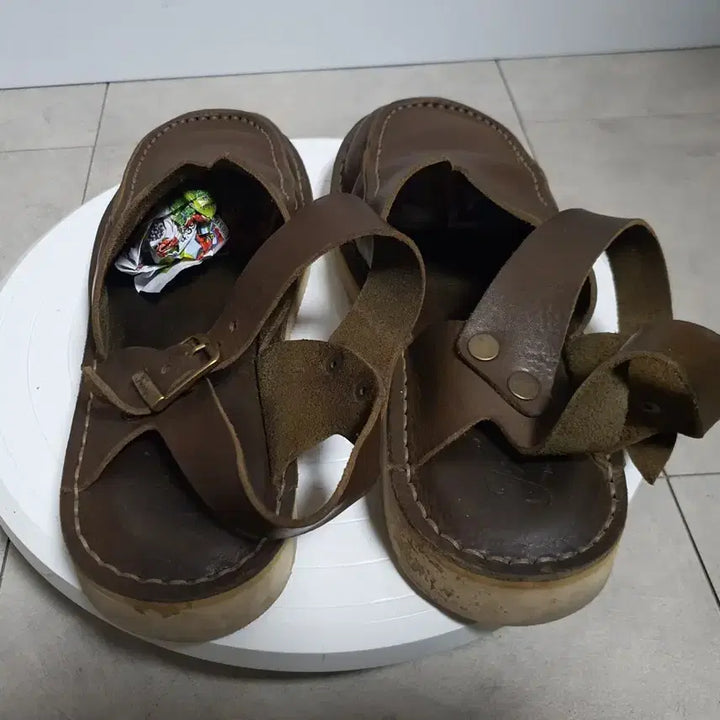 [BUNJANG] Fracap Handmade Italian Leather Sandals EU40 / 이탈리아 프라카프 가죽샌들 핸드 메이드 250-255 (EU40)