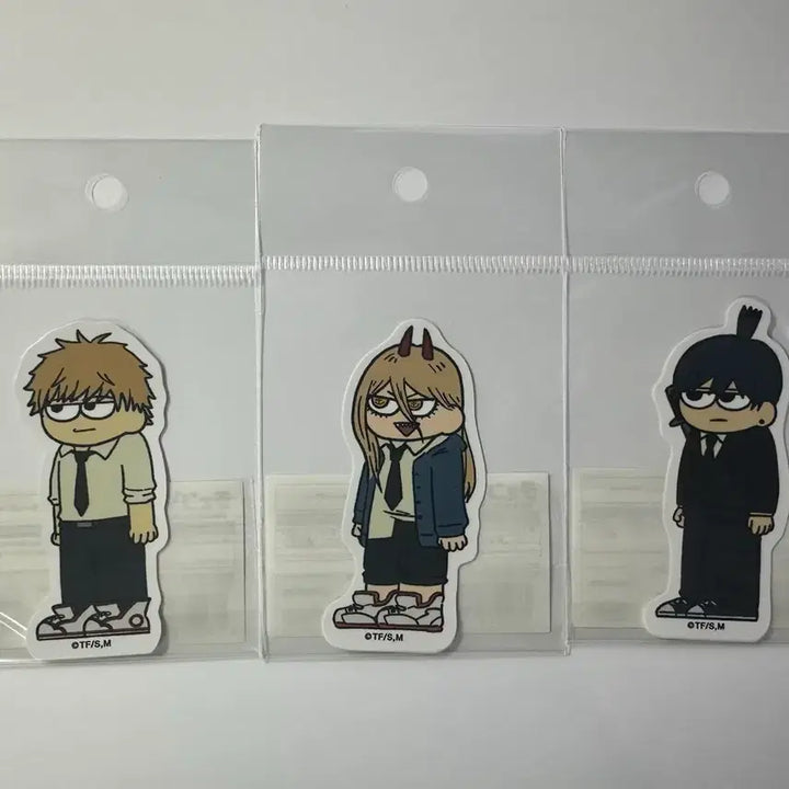 [BUNJANG] Chainsaw Man Loft Plaza Jiroly Sticker Set (Denji, Aki, Power) - Denpaki / 체인소맨 로프트 플라자 지로리 스티커(덴지, 아키, 파워) 덴파키