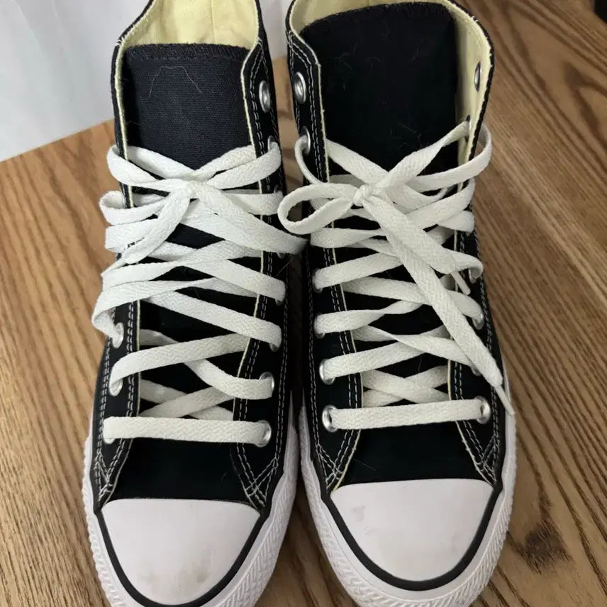 [BUNJANG] Converse Chuck Taylor All Star High Top Sneakers Black 250 / 컨버스 척테일러 블랙 하이 스니커즈 250