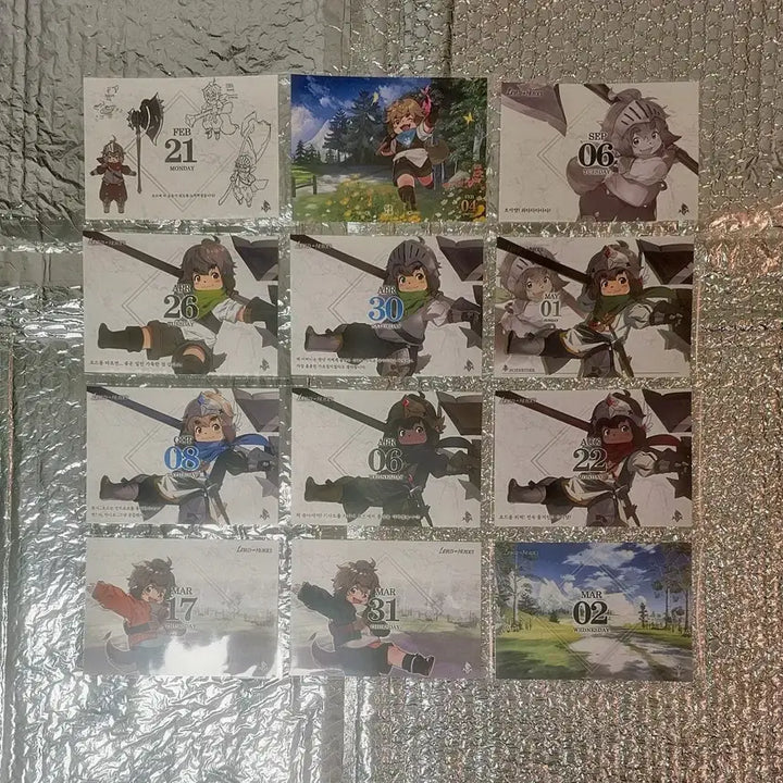 [BUNJANG] Lord of Heroes Schneider Set Trading Cards / (tt)리카르도 3장 로드오브히어로즈 로오히