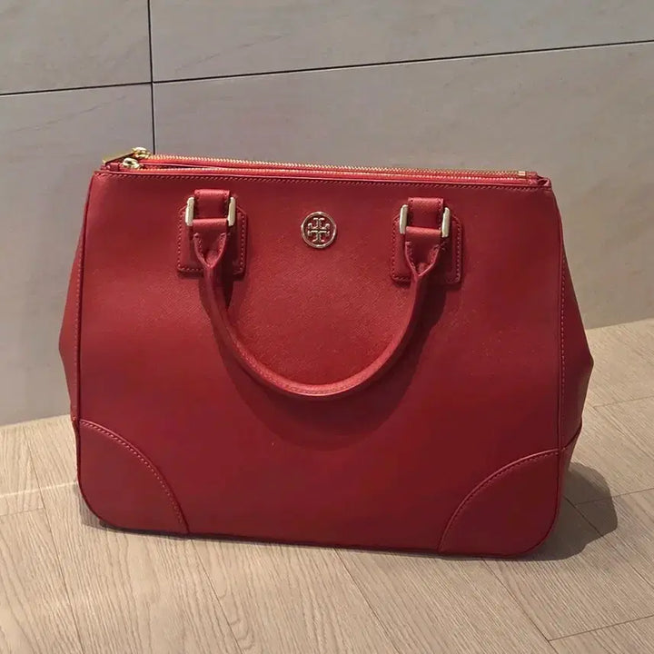 [BUNJANG] Tory Burch Red Leather Tote Bag / 토리버치 토트백 레드(최종가)