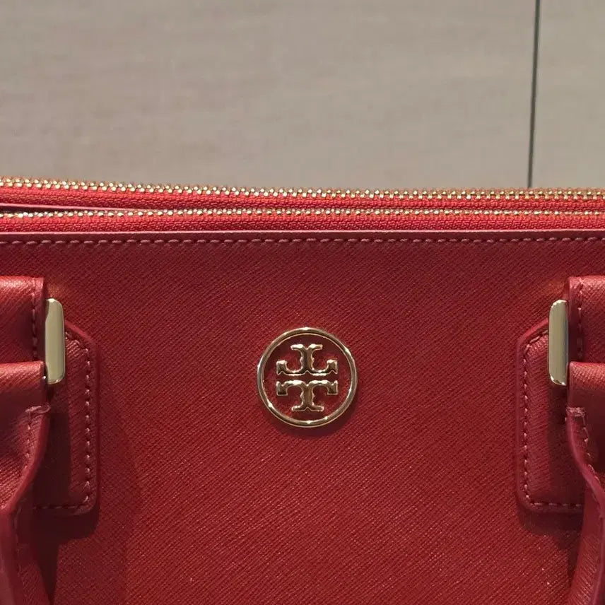 [BUNJANG] Tory Burch Red Leather Tote Bag / 토리버치 토트백 레드(최종가)