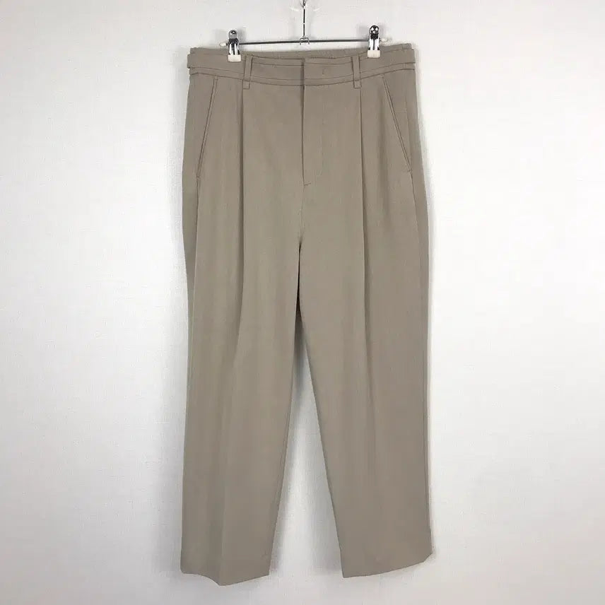 [BUNJANG] System Homme Casual Fit Banding Slacks Beige Men&