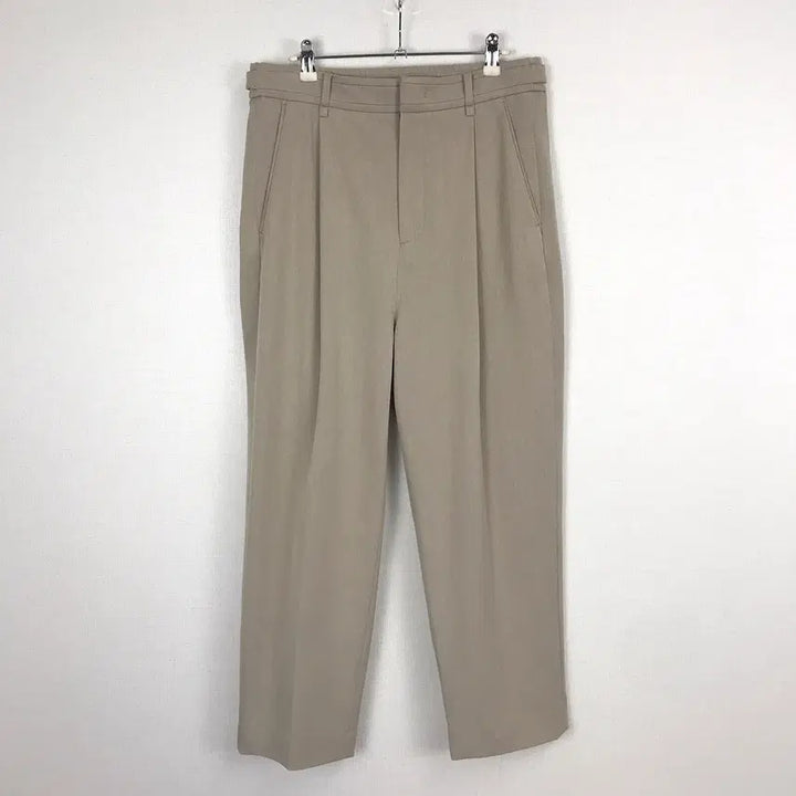 [BUNJANG] System Homme Casual Fit Banding Slacks Beige Men&