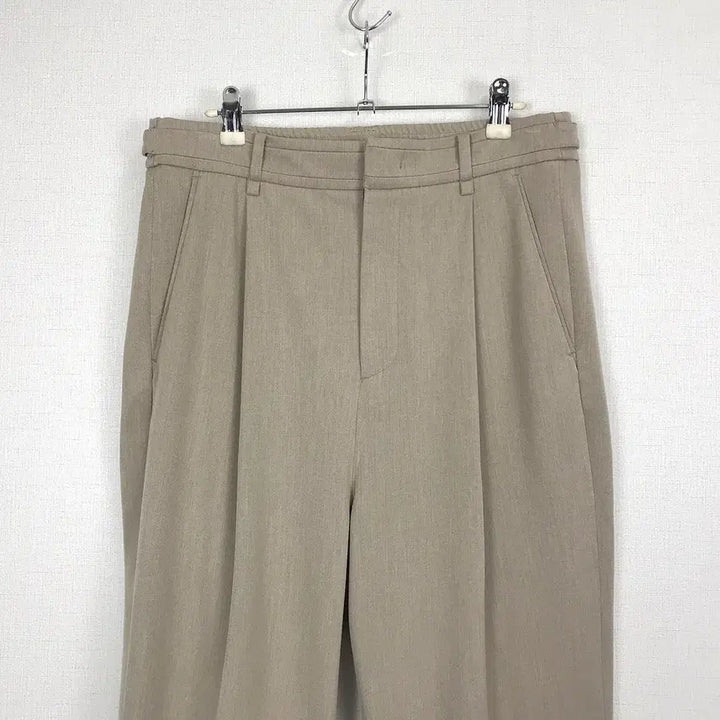 [BUNJANG] System Homme Casual Fit Banding Slacks Beige Men&
