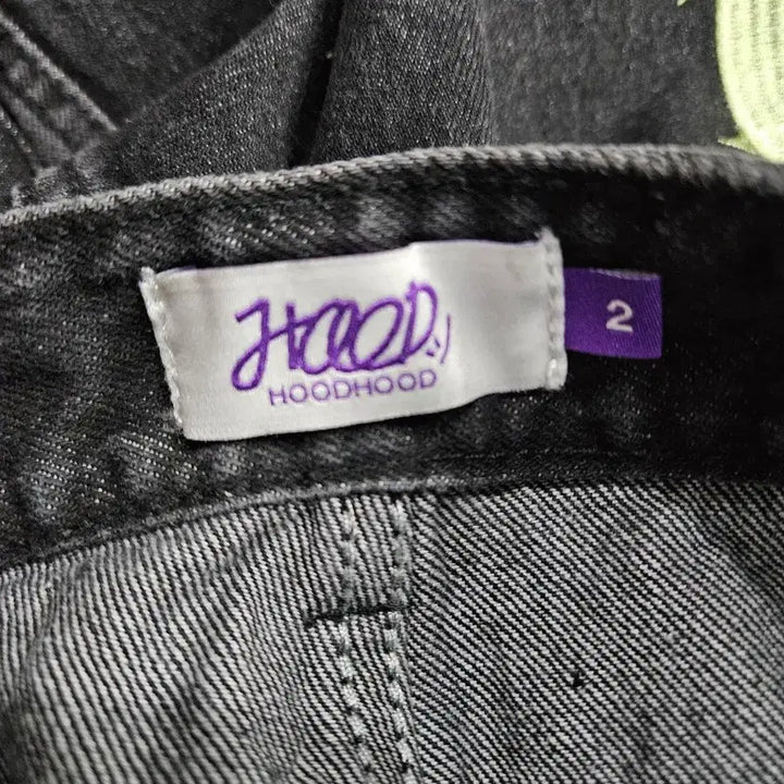[BUNJANG] Hoodhood Embroidered Black Men&