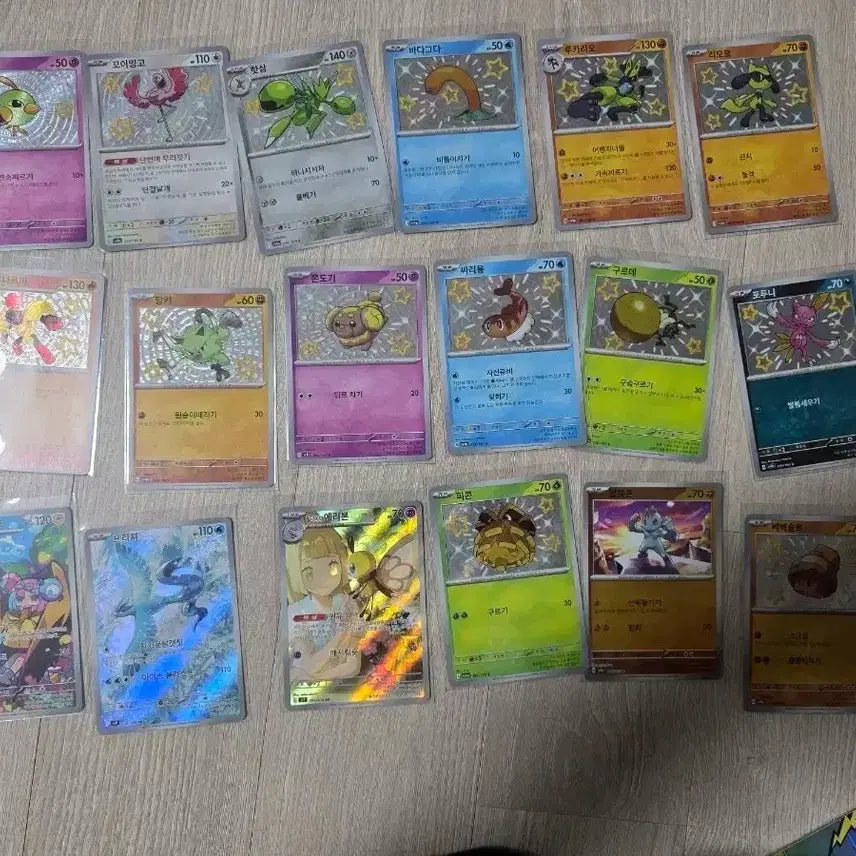 [BUNJANG] Pokemon Glitter Cards Bundle Set / 포켓몬 카드 반짝이 (다수) 일괄 팝니다