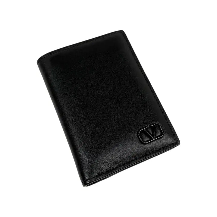[BUNJANG] Valentino Garavani Black Leather Card Wallet XY2P0713ZQU / [정품] 발렌티노 가라바니 카드 반지갑 블랙 XY2P0713ZQU