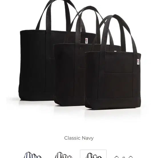 [BUNJANG] Parrot Canvas Barrier Island Tote Bag Black Medium / 패럿캔버스 배리어 아일랜드 토트백 블랙 (미디움 사이즈)
