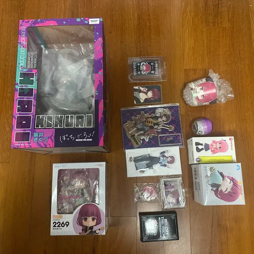 [BUNJANG] Bocchi the Rock! Kikuri Hiroi Figure &amp; Merchandise Bundle / 가격동결)봇치 더 락 히로이 웨이브 키쿠리 스케일 피규어, 아크릴