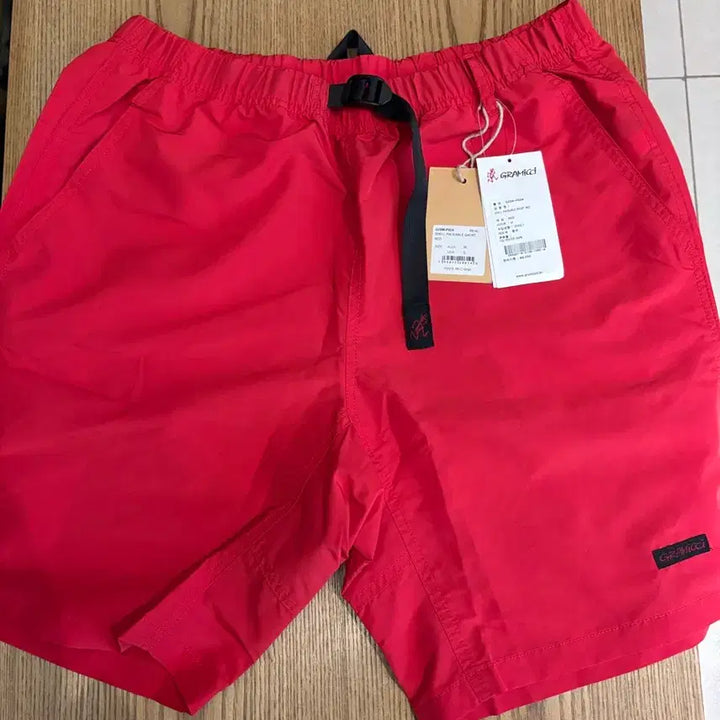 [BUNJANG] Gramicci Shell Packable Shorts Red M / 그라미치 쉘 팩커블 반바지 레드 M