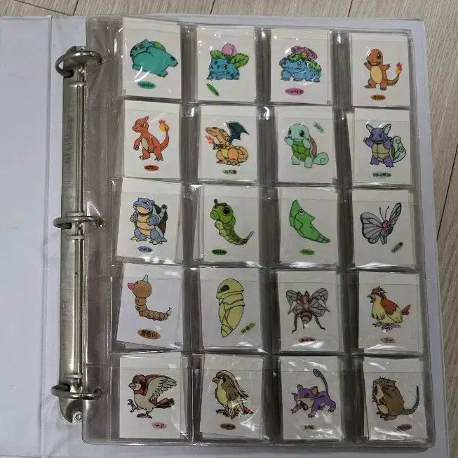 [BUNJANG] 1998 1999 First Edition Pokemon Bread Stickers - Rare Error Stickers / 초판 1998 1999 구세대 구판 띠부띠부씰 포켓몬 띠부씰 카드 오류씰