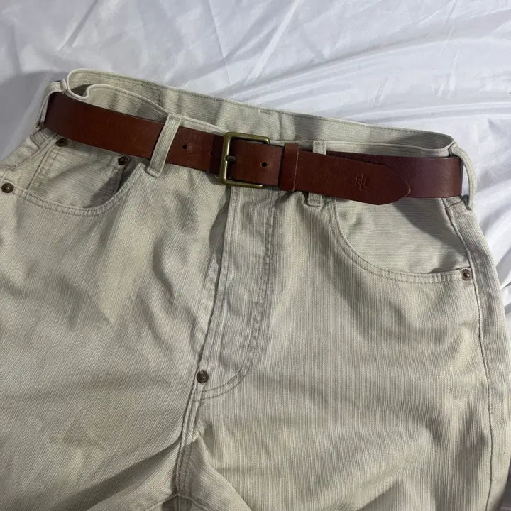 [BUNJANG] Lauren Ralph Lauren Leather Belt / 로렌 랄프로렌 레더 벨트