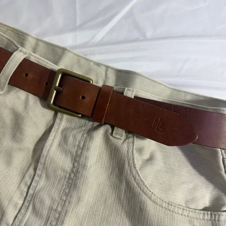 [BUNJANG] Lauren Ralph Lauren Leather Belt / 로렌 랄프로렌 레더 벨트