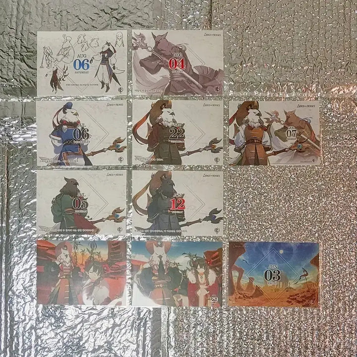 [BUNJANG] Lord of Heroes Zarakhan 10 Cards / (tt)바네사 14장 로드오브히어로즈 로오히