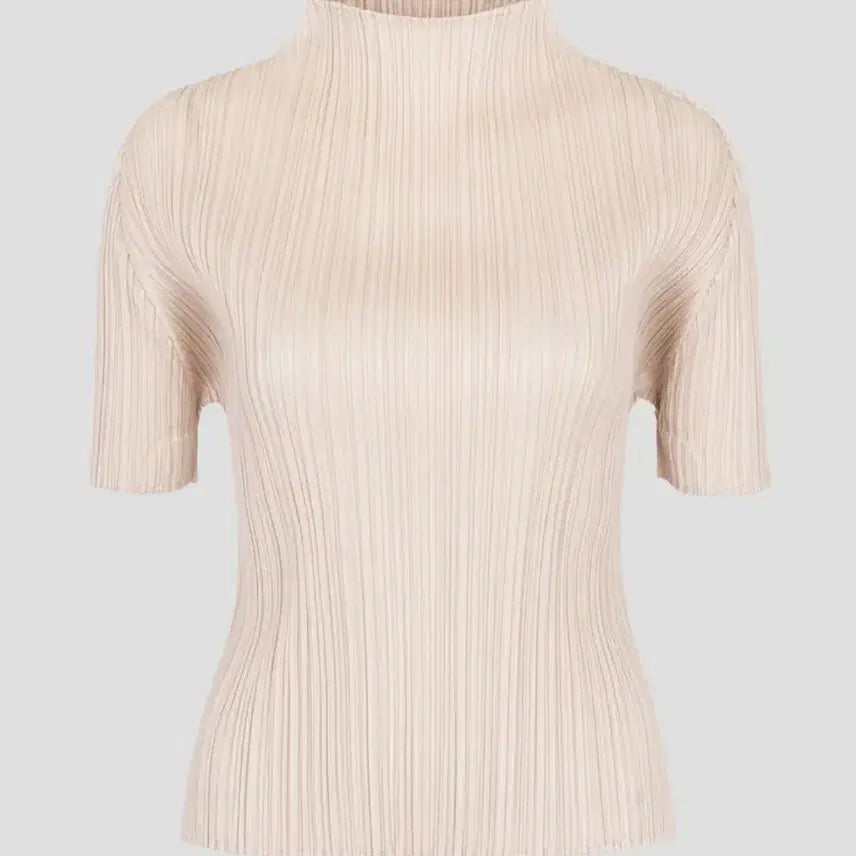 [BUNJANG] Issey Miyake Pleats Please 5th Month Monthly Top Sand Beige Size 5 / 이세이미야케 플리츠플리즈 탑 5월 먼슬리 탑 샌드베이지 5사이즈