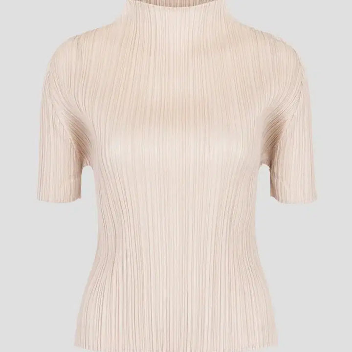 [BUNJANG] Issey Miyake Pleats Please 5th Month Monthly Top Sand Beige Size 5 / 이세이미야케 플리츠플리즈 탑 5월 먼슬리 탑 샌드베이지 5사이즈