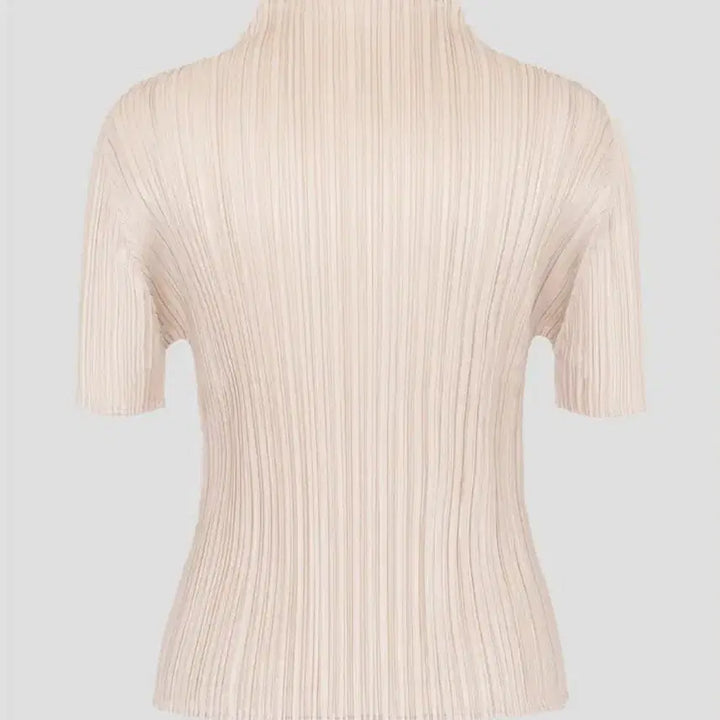 [BUNJANG] Issey Miyake Pleats Please 5th Month Monthly Top Sand Beige Size 5 / 이세이미야케 플리츠플리즈 탑 5월 먼슬리 탑 샌드베이지 5사이즈
