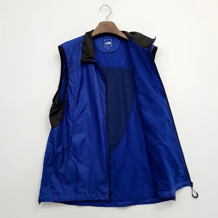 [BUNJANG] The North Face Lightweight Blue Windbreaker Vest 110 / 노스페이스 초경량 블루 바람막이 조끼/110/앨리스/1216