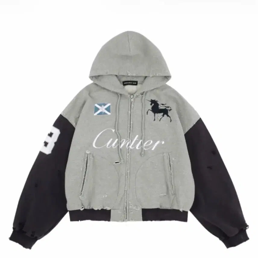 [BUNJANG] Contier House Hoodie Zip-up Size 2 / (구매) 컨티어 집 후드 2사이즈