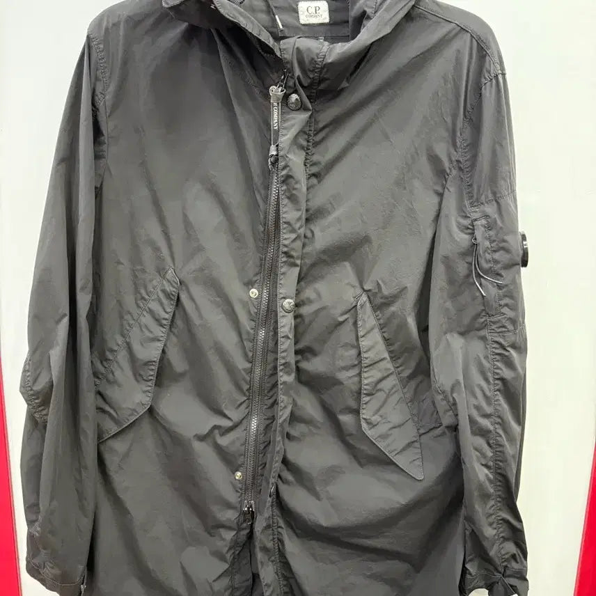 [BUNJANG] CP Company Black Hooded Windbreaker Jacket / CP컴퍼니 블랙 후드 바람막이 자켓
