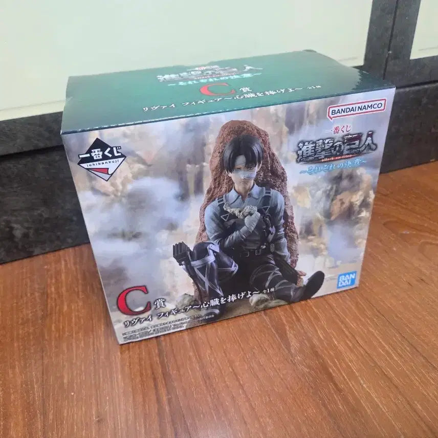 [BUNJANG] Bandai Levi Ackerman Attack on Titan Individual Resolution C Prize Figure (Sealed) / [현물,미개봉]반다이 리바이 아커만 진격의 거인 각자의 결의 C상 피규어