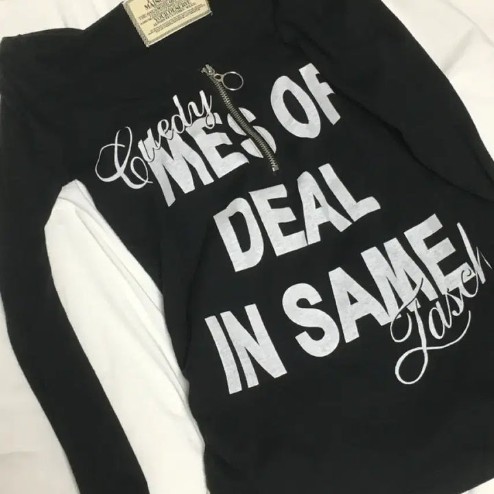 [BUNJANG] Vintage Gothic Gyaru Long Sleeve T-Shirt / 빈티지 고스 갸루 긴팔 티