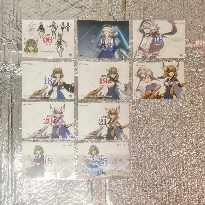[BUNJANG] Lord of Heroes Solpi 10 Photocards Set / (tt)솔피 10장 로드오브히어로즈 로오히