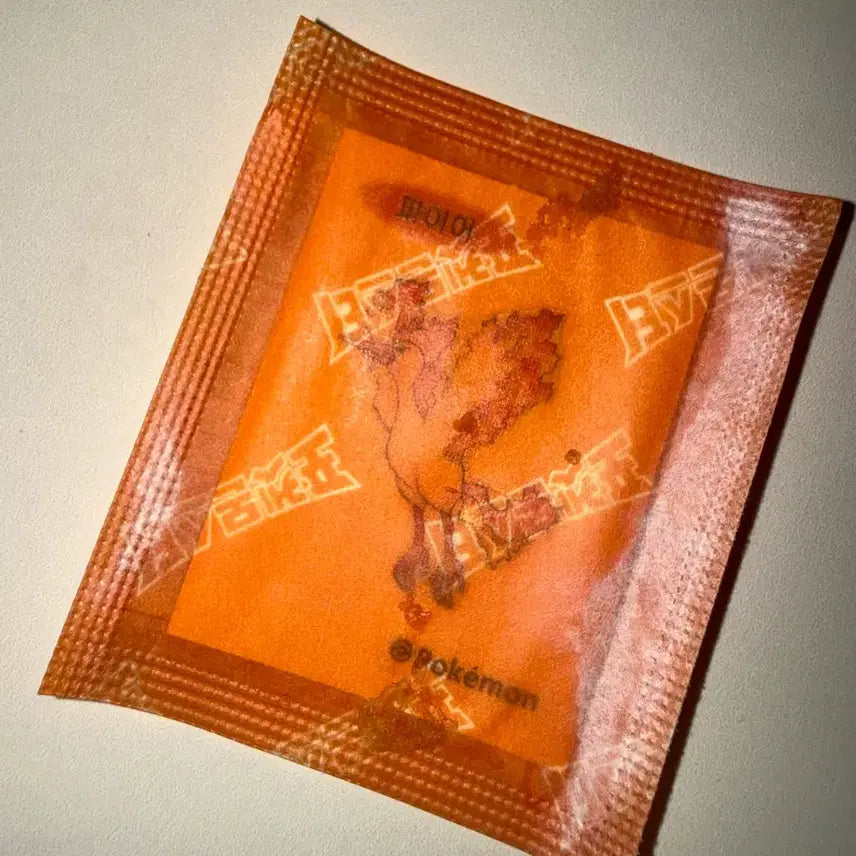 [BUNJANG] Pokemon 30th Anniversary First Edition Ditti Seal Fire / 미개봉 포켓몬 30주년 초판 띠부씰 파이어