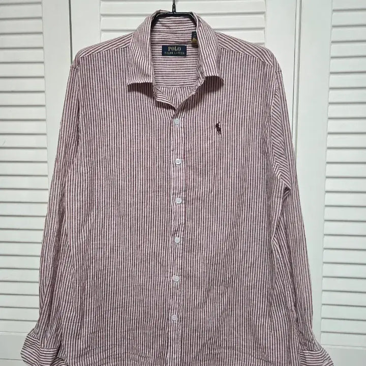 [BUNJANG] Polo Ralph Lauren Striped Long Sleeve Shirt / 폴로 랄프로렌 스트라이프 긴팔 셔츠