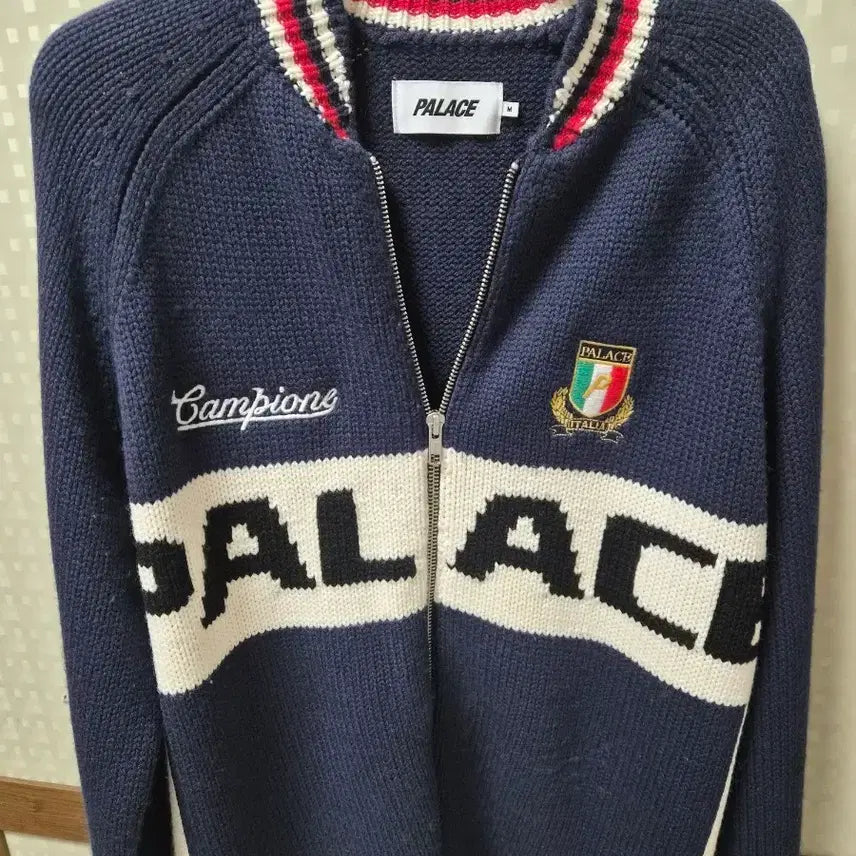 [BUNJANG] Palace Cycle Knit Zip-Up Cardigan / 팔라스 사이클 니트 집업 가디건 M