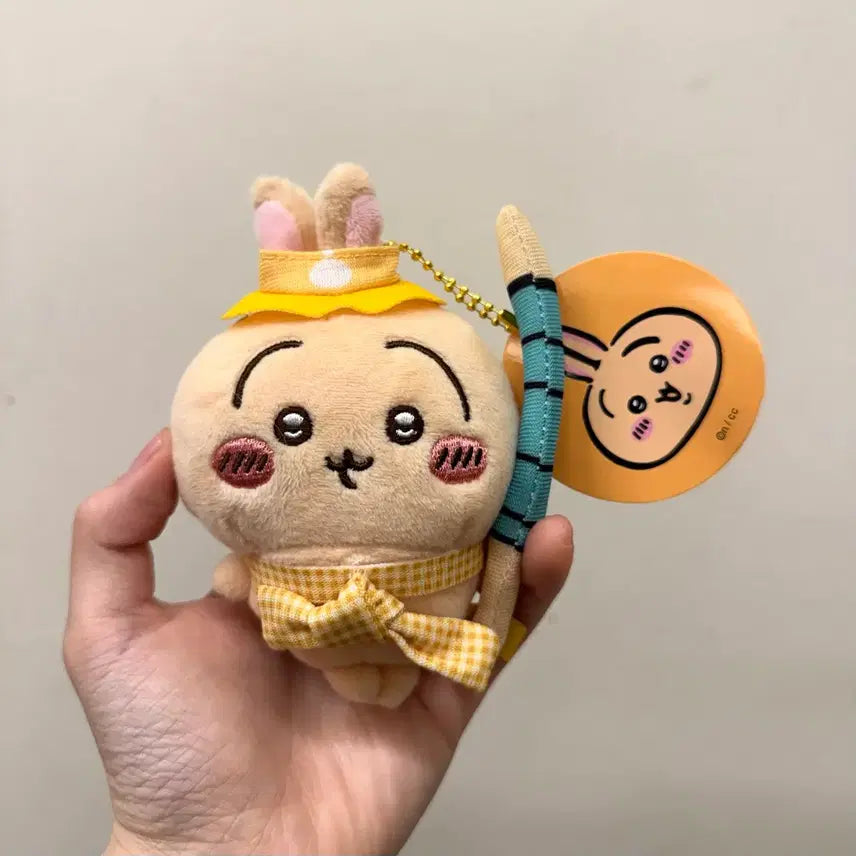 [BUNJANG] Monchichi Usagi Mascot Plush Keychain New / 먼작귀 우사기 마스코트 인형 키링 새상품