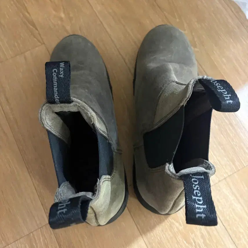 [BUNJANG] JOSEPT Wax Boots Grey Chelsea Boots 270 / 조셉트 왁스 부츠 그레이 첼시부츠 270