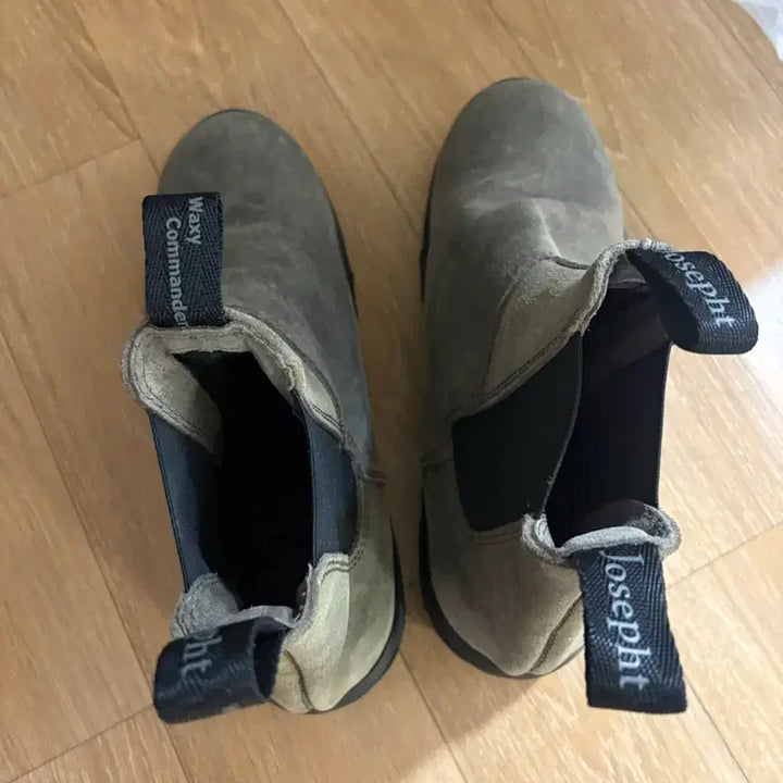 [BUNJANG] JOSEPT Wax Boots Grey Chelsea Boots 270 / 조셉트 왁스 부츠 그레이 첼시부츠 270
