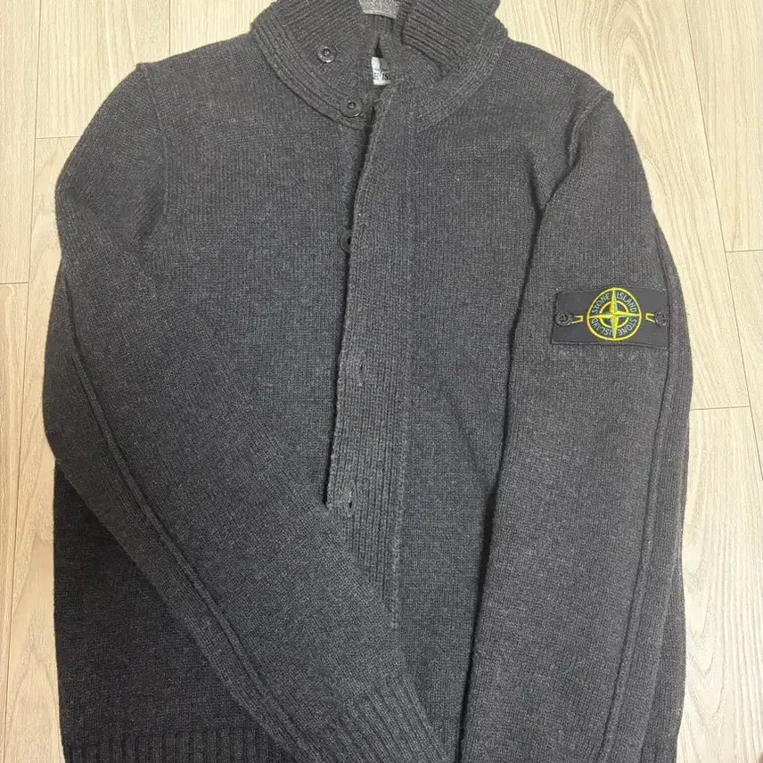 [BUNJANG] Stone Island Knit Zip-Up Jacket M / 스톤아일랜드 니트집업 M