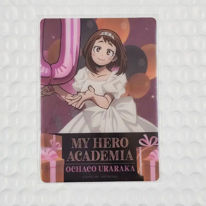 [BUNJANG] My Hero Academia 10th Anniversary Animate Clear Card Ochaco Uraraka / 히로아카 나히아 10주년 기념 애니메이트 클리어카드 우라라카 오챠코