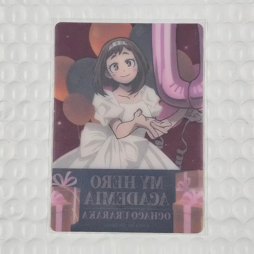 [BUNJANG] My Hero Academia 10th Anniversary Animate Clear Card Ochaco Uraraka / 히로아카 나히아 10주년 기념 애니메이트 클리어카드 우라라카 오챠코
